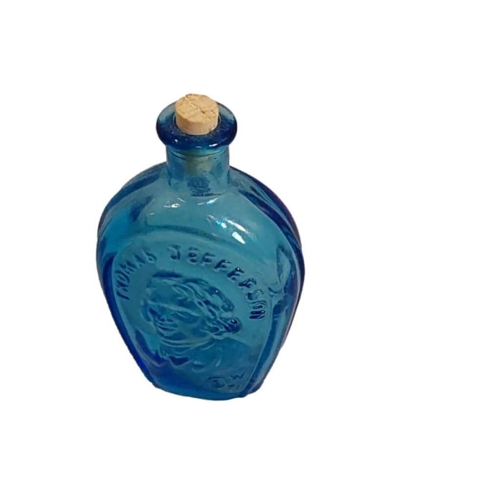 THOMAS JEFFERSON WHEATON PRESS VINTAGE BOTTLE FLASK CROCKS‎